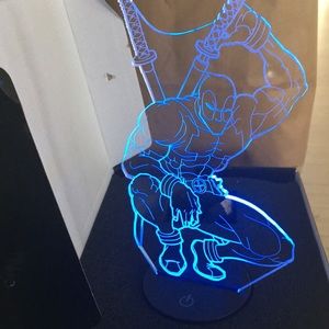 Deadpool 3D Lamp